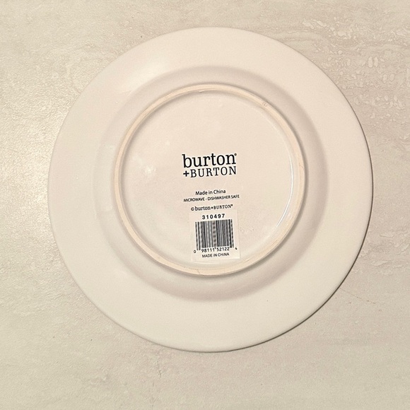 burton + BURTON -  12 DAYS OF CHRISTMAS PARTRIDGE PLATE 8” NEW - Picture 2 of 4